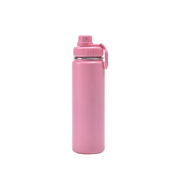 25oz Double-Wall Stainless Steel Water Bottle with Easy Cary