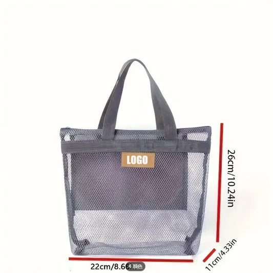 Mesh Cosmetic Travel Beach Bath Shower Toiletry Bag