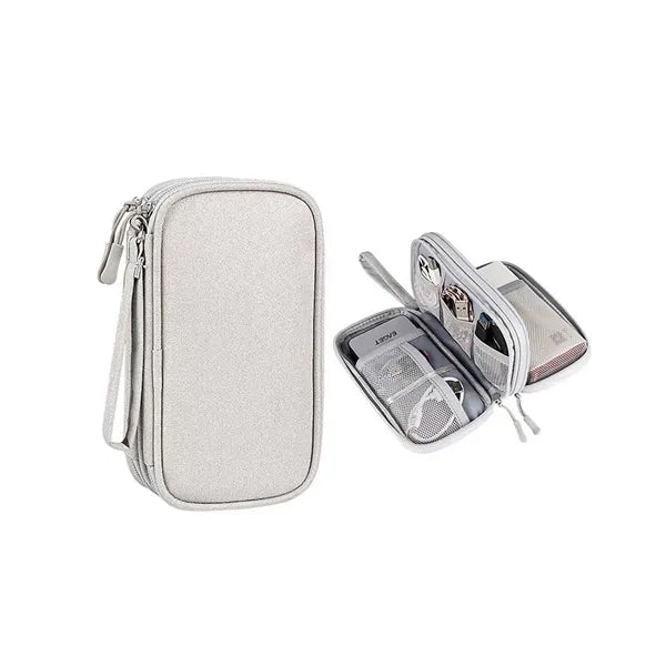 2 Layer Electronics Organizer Bag
