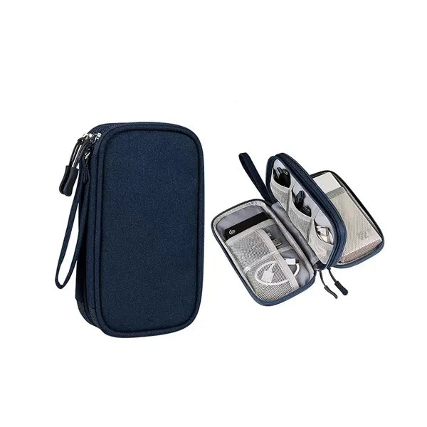 2 Layer Electronics Organizer Bag