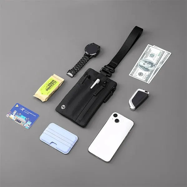 RFID Blocking Zip Clutch Card Wallet
