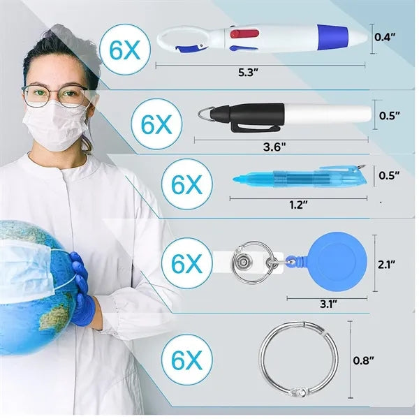 Retractable Nurse Pen Set