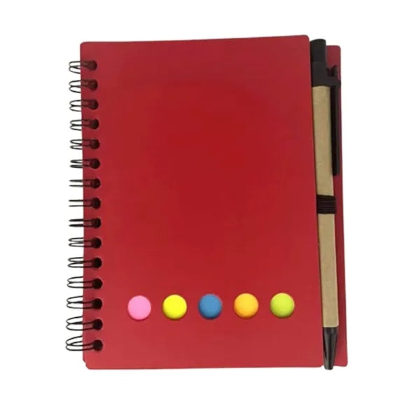 Portable Spiral Journal Notebook with Pen