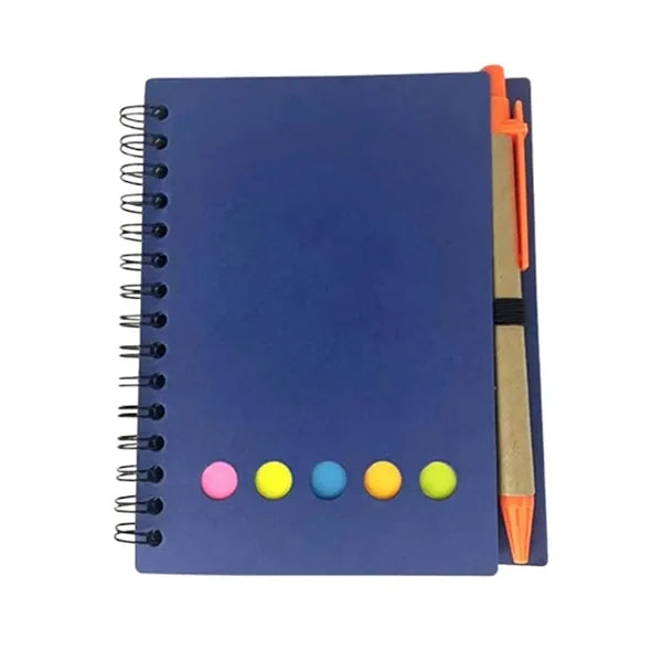 Portable Spiral Journal Notebook with Pen
