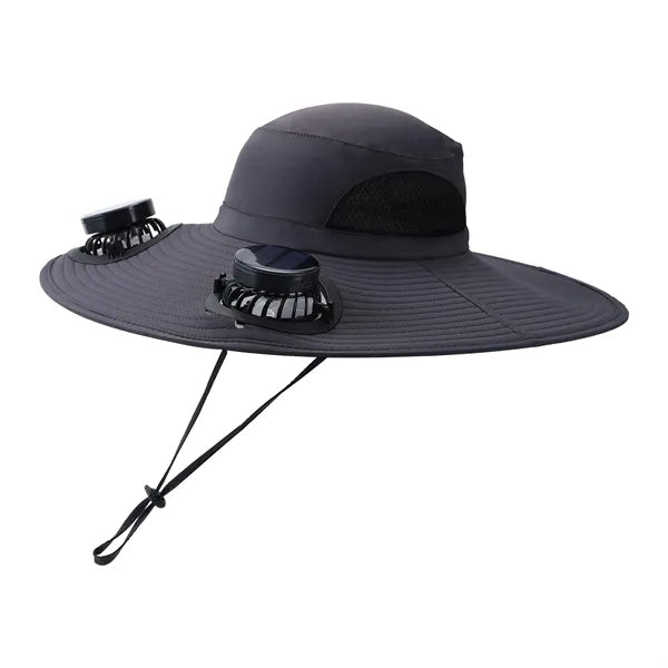 Wide brim solar fan hat, bucket