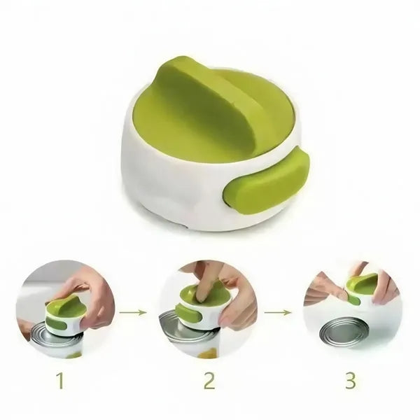 Compact Can Opener Easy Twist Release Portable Space