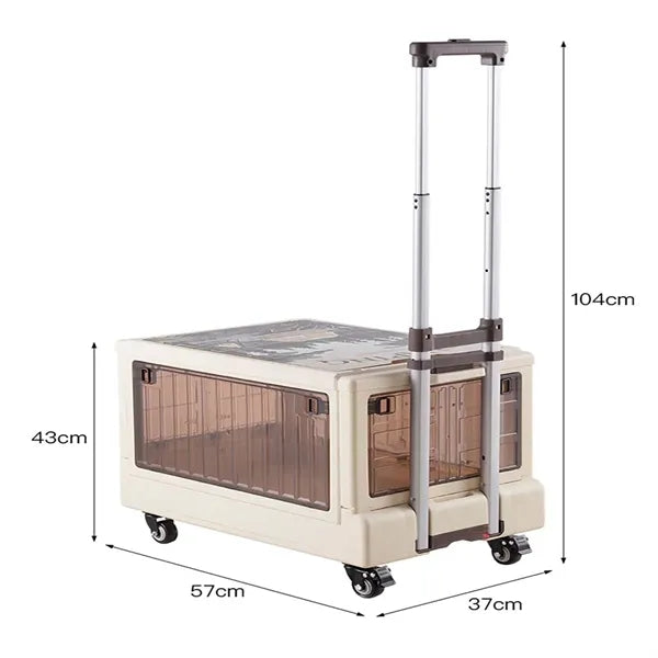 Folding Rolling Cart With Wheels