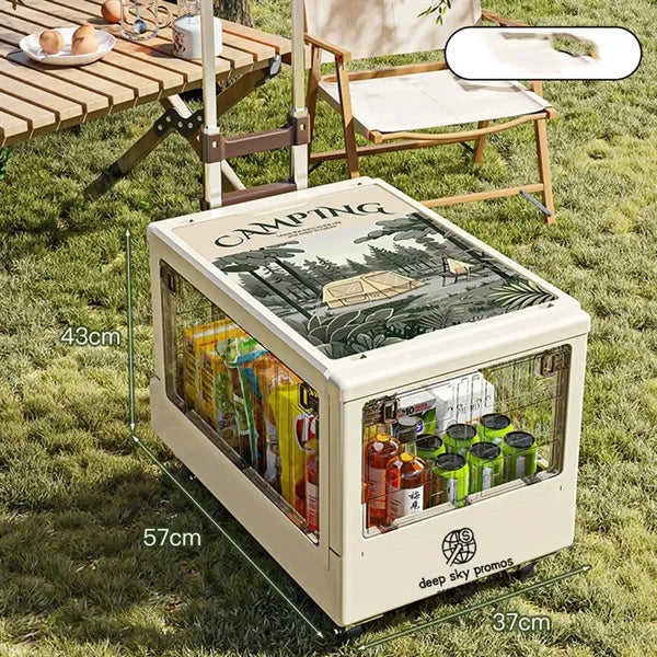 Folding Rolling Cart With Wheels