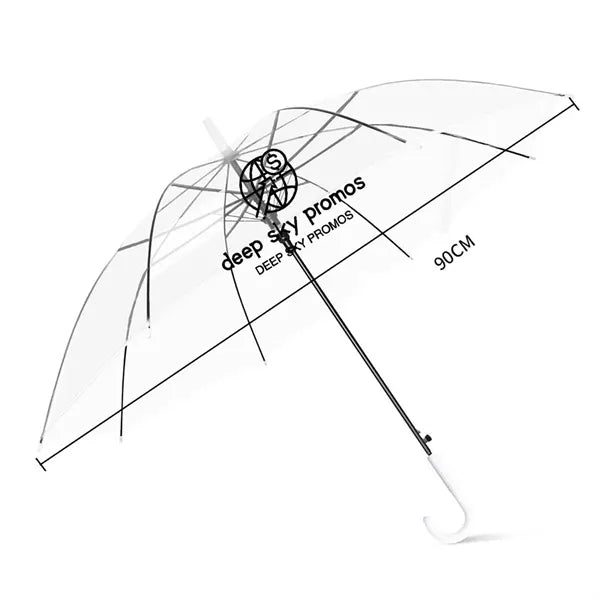 High-Visibility Transparent Rain Umbrella