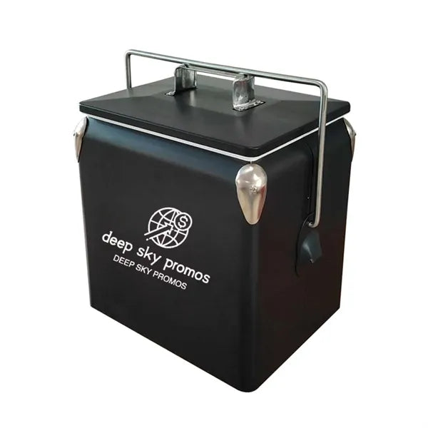 Iron Vintage Style Ice Chest Cooler