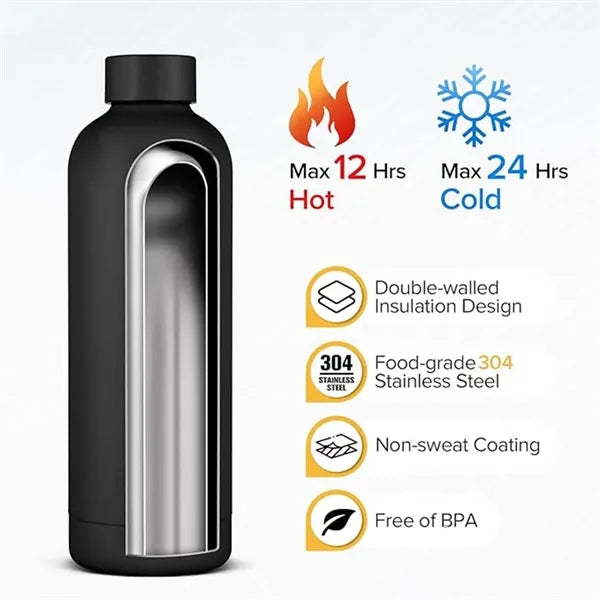 Insulated Water Bottle with Lid