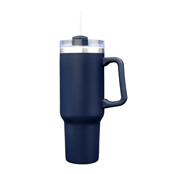 Double Wall Tumbler with Twist Closure, 40 oz.