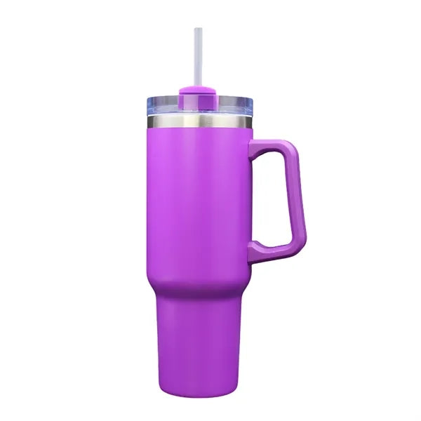 Double Wall Tumbler with Twist Closure, 40 oz.