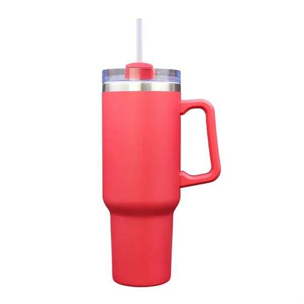Double Wall Tumbler with Twist Closure, 40 oz.