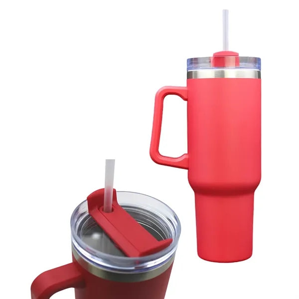 Double Wall Tumbler with Twist Closure, 40 oz.