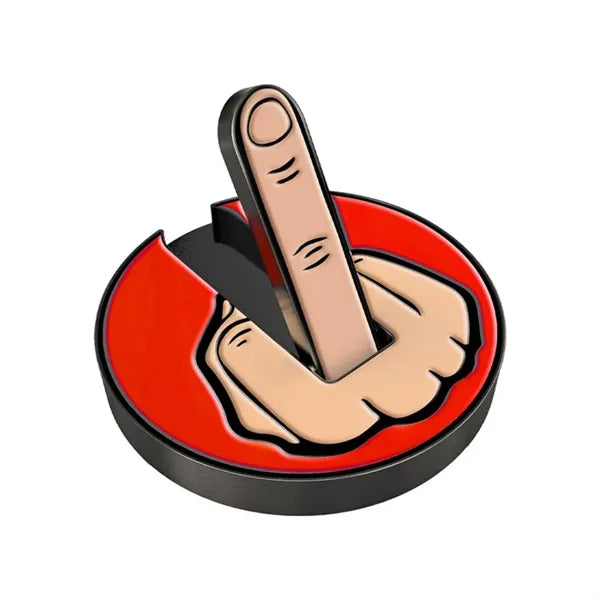 Middle Finger Golf Ball Marker Magnetic Hat Clip