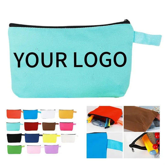 Canvas Cosmetic Bag