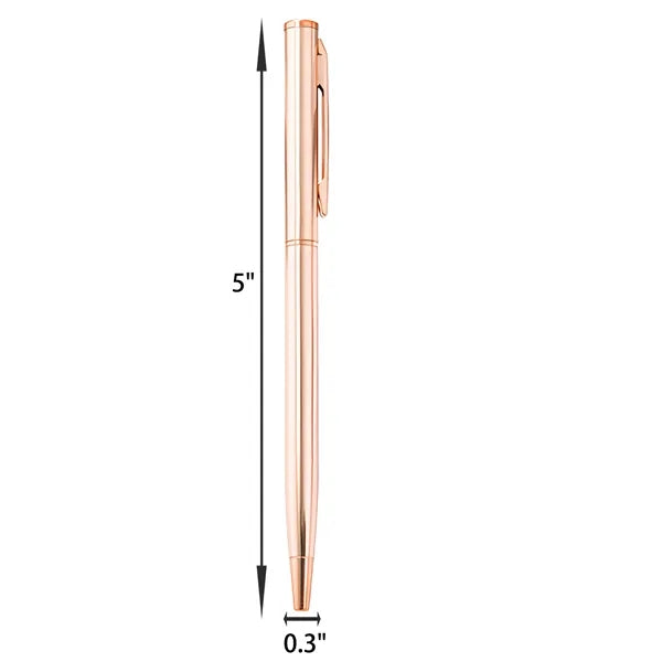 Laser Engraved Clip Metal Ballpoint Pen