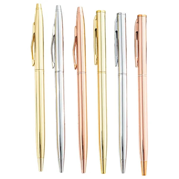Laser Engraved Clip Metal Ballpoint Pen
