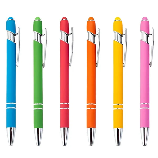 Laser Press Type Touch Stylus Metal Pen