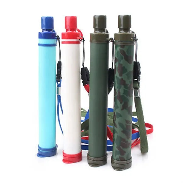 Portable Water Filter Straw Outdoor Survival Emergency Use