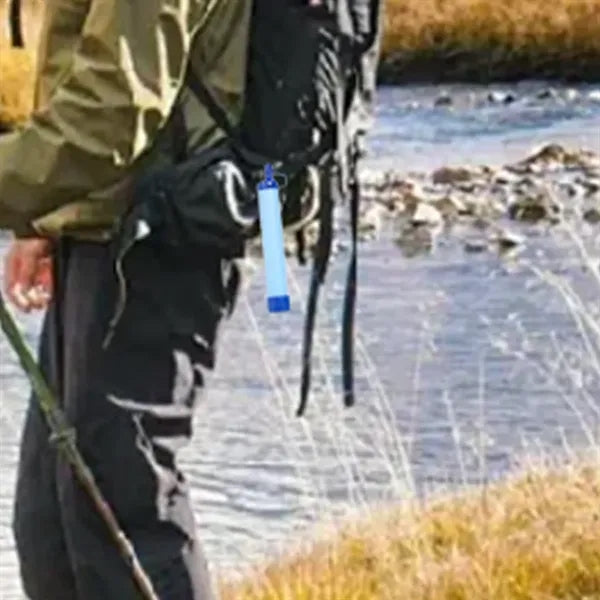 Portable Water Filter Straw Outdoor Survival Emergency Use