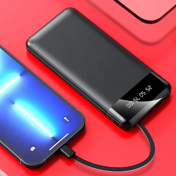 Portable Power Bank with Digital LED Display Dual USB Output