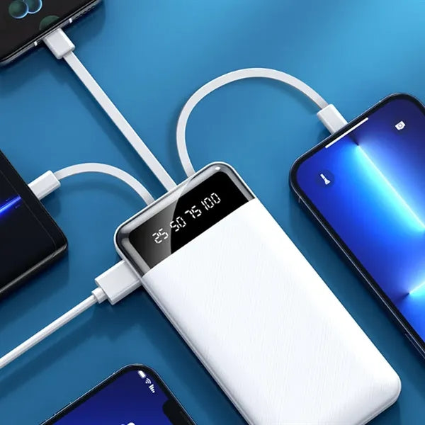 Portable Power Bank with Digital LED Display Dual USB Output