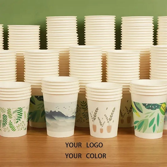Paper Party Cups Hot Chocolate Personalized Wedding