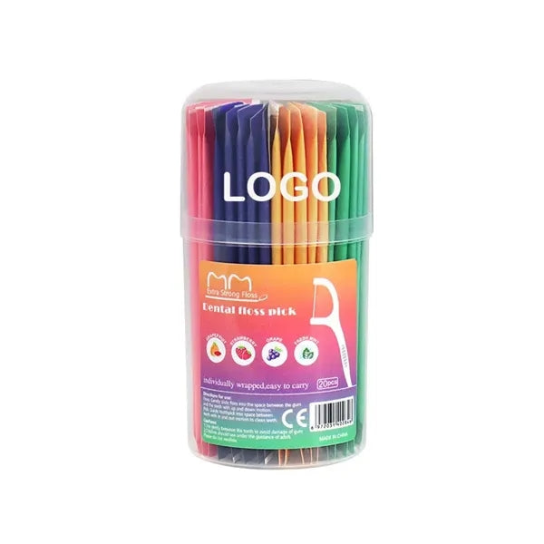 Individually Travel Dental Floss Pick 20PCS With Box