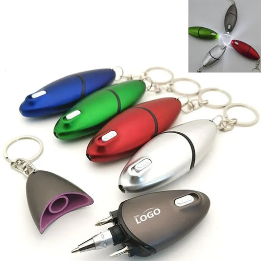 Multi-functional 5-in-1 Ballpoint Pen