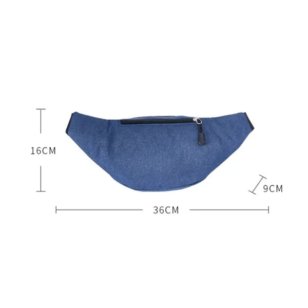 Multi-Pocket Waist Bag for Travel & Outdoor Activities