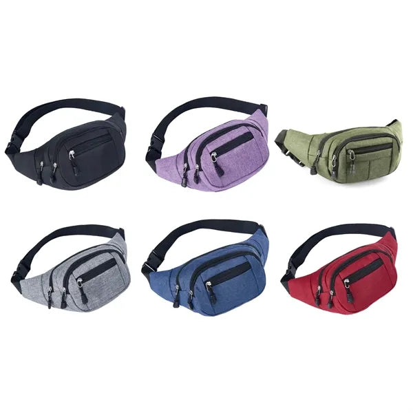 Multi-Pocket Waist Bag for Travel & Outdoor Activities