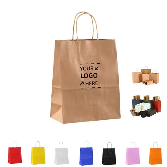 Large Kraft Paper Tote Bag