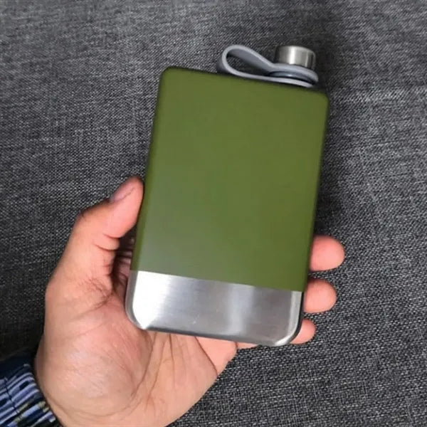 9Oz. Stainless Steel Hip Flask with Screw Cap
