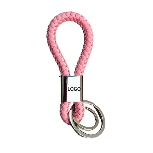 PU Woven Keychain
