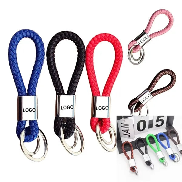 PU Woven Keychain