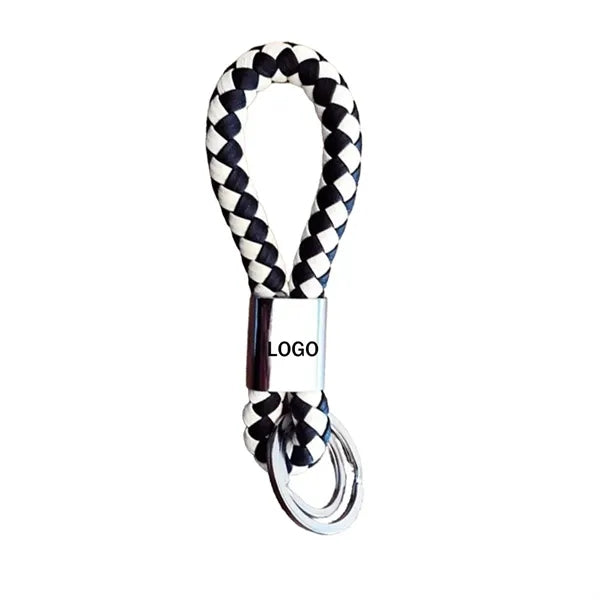 PU Woven Keychain