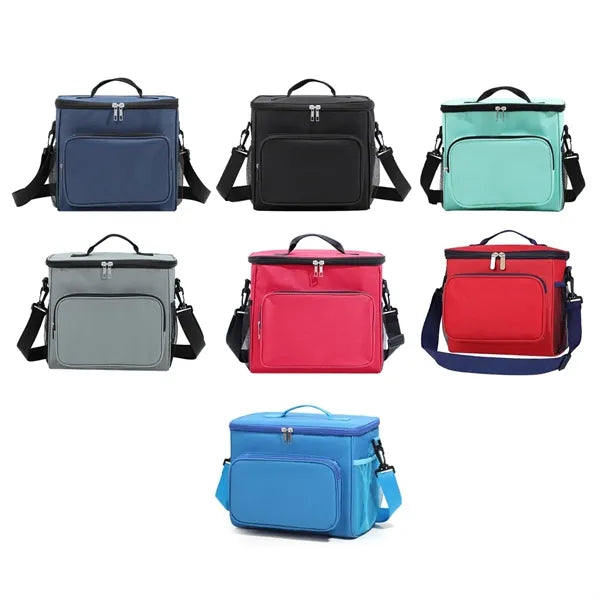 10L Insulated Thermal Lunch Bag with Shoulder Strap