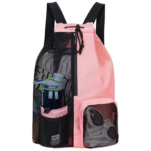 Drawstring Ventilator Mesh Equipment Bag