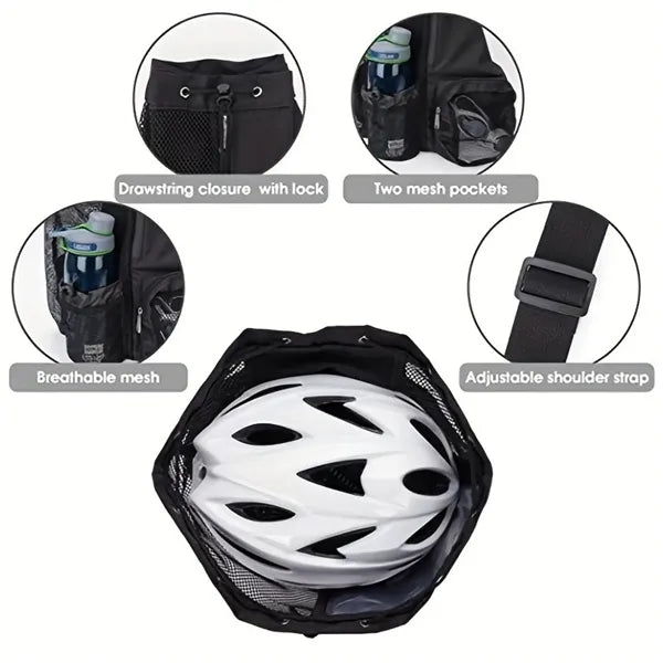 Drawstring Ventilator Mesh Equipment Bag