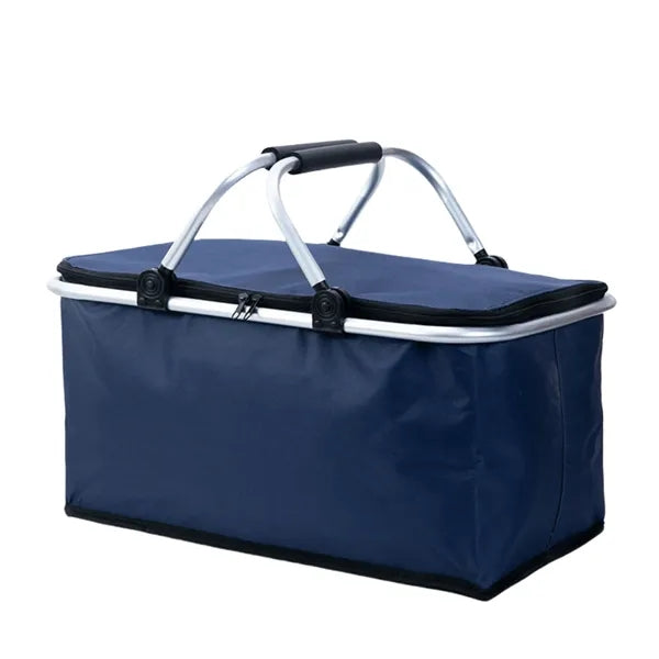 Sturdy Aluminum Frame Insulated Folding Picnic Basket