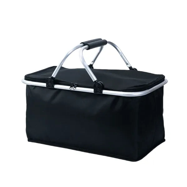 Sturdy Aluminum Frame Insulated Folding Picnic Basket