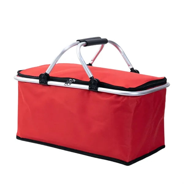 Sturdy Aluminum Frame Insulated Folding Picnic Basket
