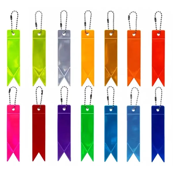 Reflective Safety Tag with Ball Chain for Visibility