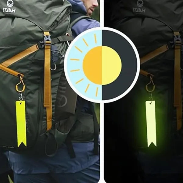 Reflective Safety Tag with Ball Chain for Visibility