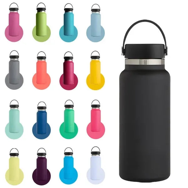 32oz Leakproof Vacuum Insulated Flask Water Thermos Bottle