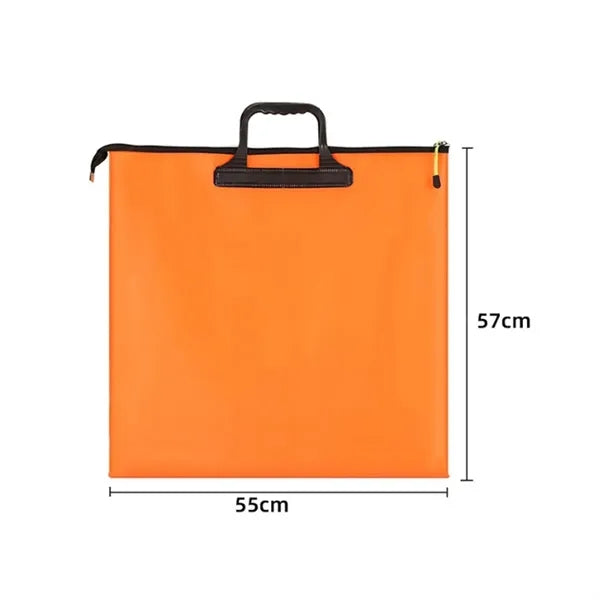 EVA Fishing Gear Storage Bag with Zipper and Handle