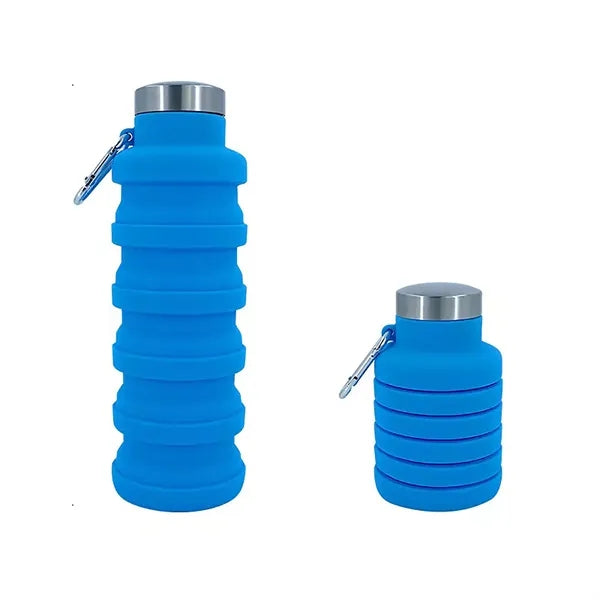 17 oz Foldable Silicone Water Bottle