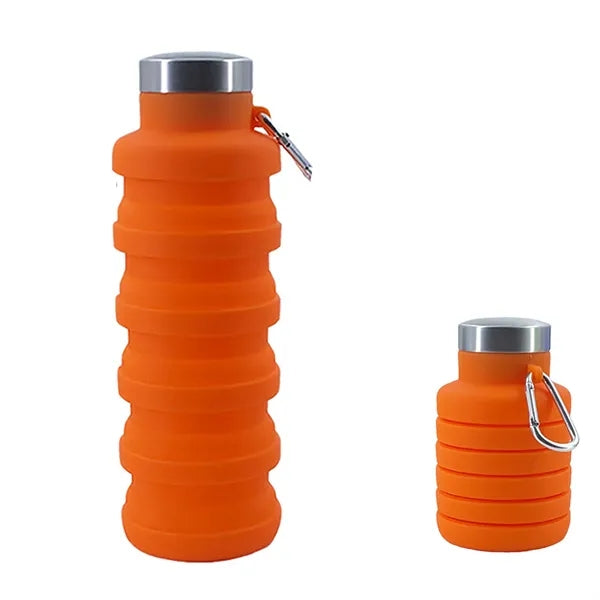 17 oz Foldable Silicone Water Bottle